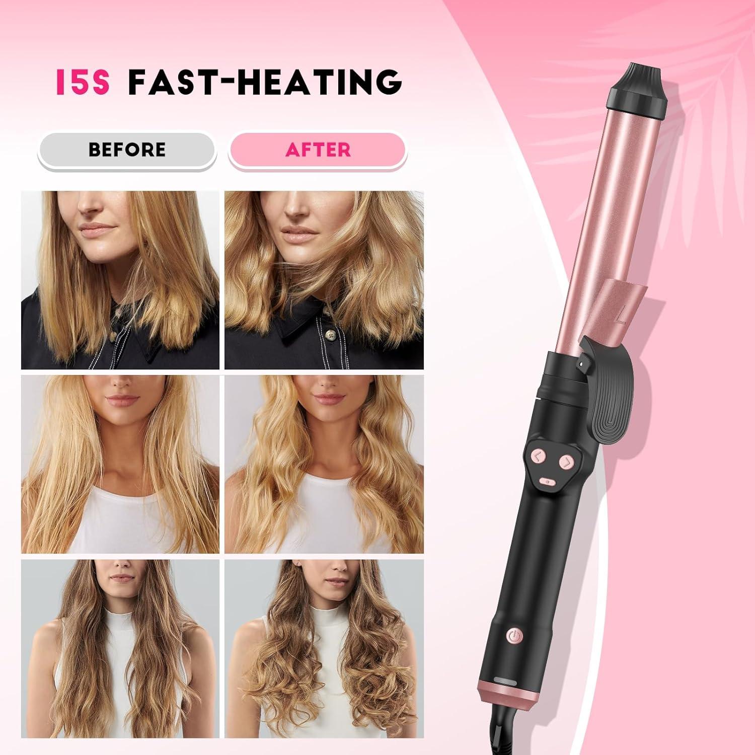 Plancha de Rizar Automática MESCOMB HC04 Doble Voltaje 43.2cm