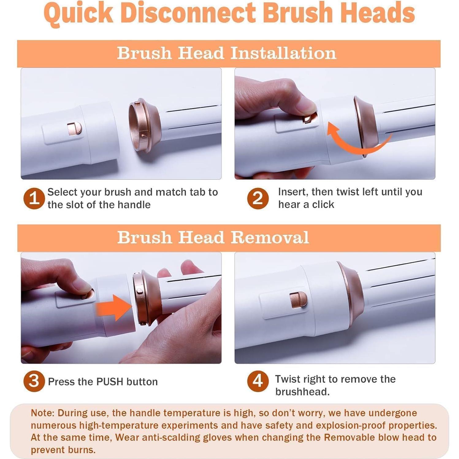 Cepillo Secador de Cabello 5 en 1 Roll With Us Depot