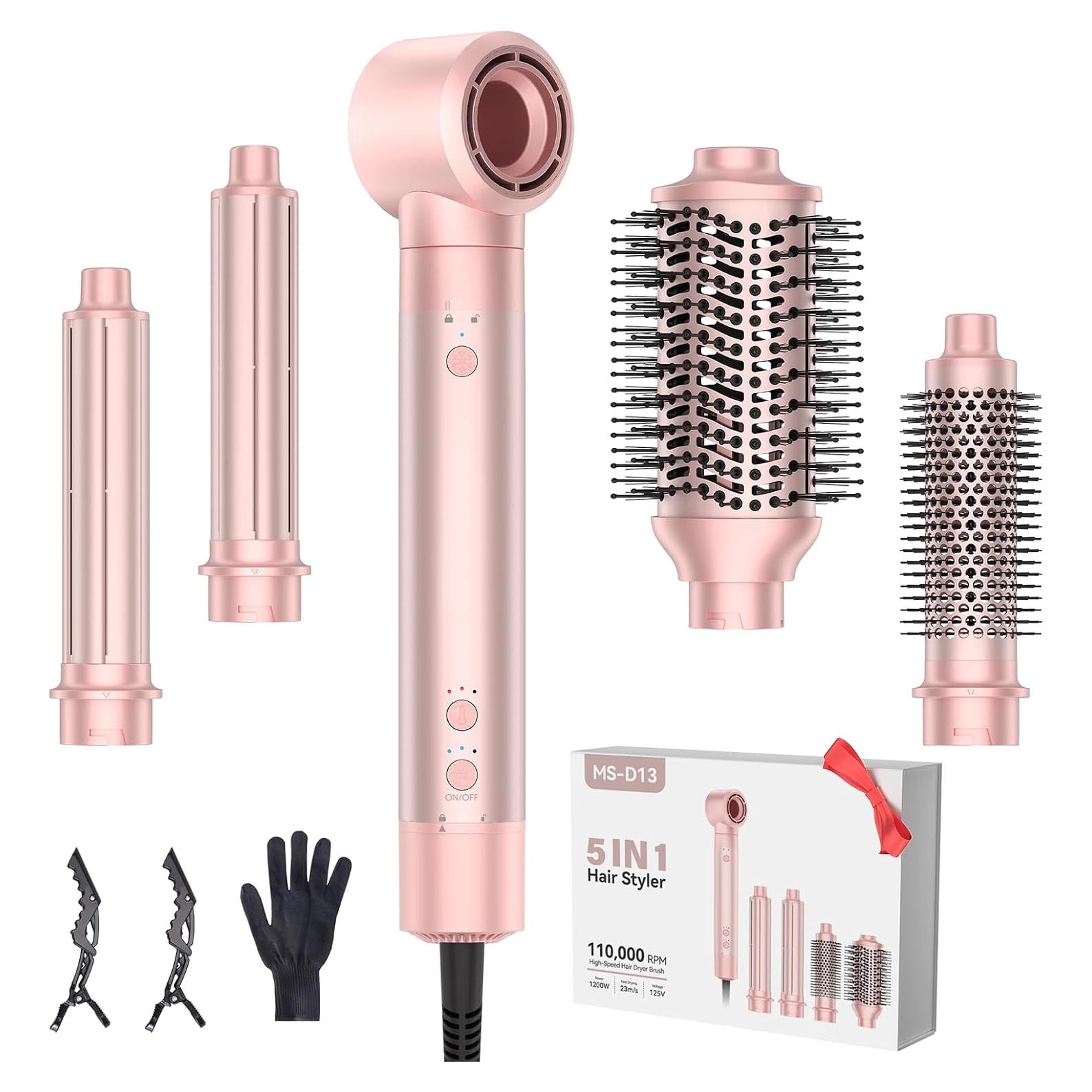 Estilizador de Aire Caliente 5 en 1 MS-D13 1200W para Cabello