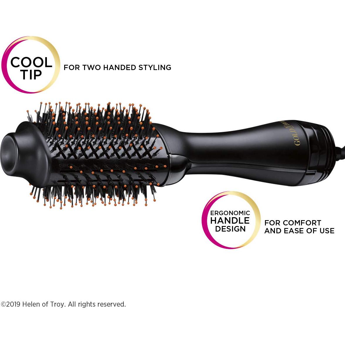 Secador y Voluminizador Gold N Hot Profesional 1 Paso Negro