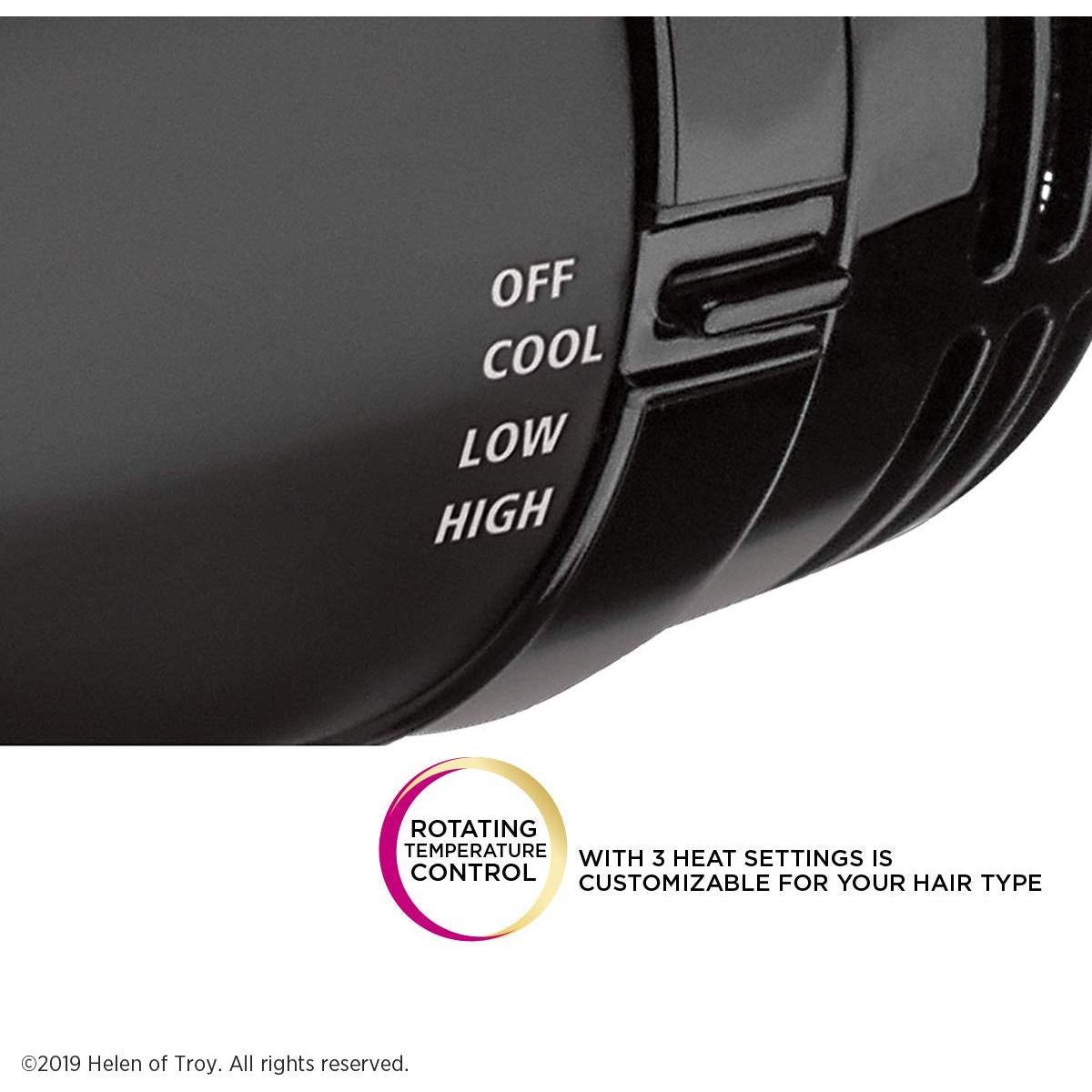 Secador y Voluminizador Gold N Hot Profesional 1 Paso Negro