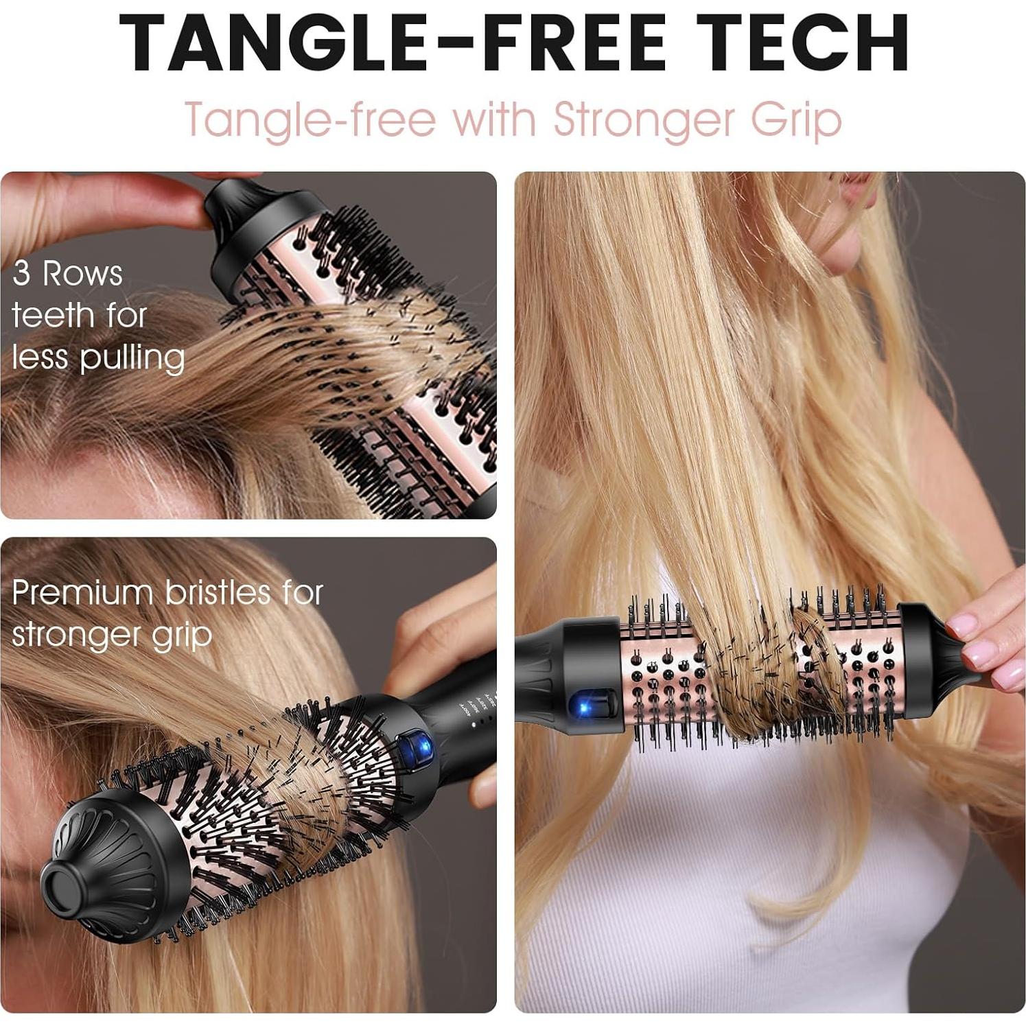 Cepillo Térmico Zavarea HL910-BK 3.81cm Cerámica Iones Negativos