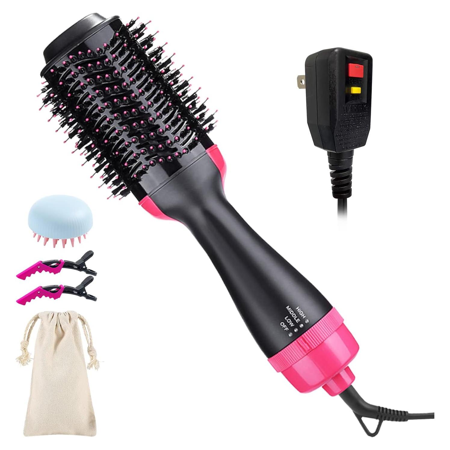 Cepillo Secador de Cabello HUBAKO 4 en 1 Iónico 31.75cm