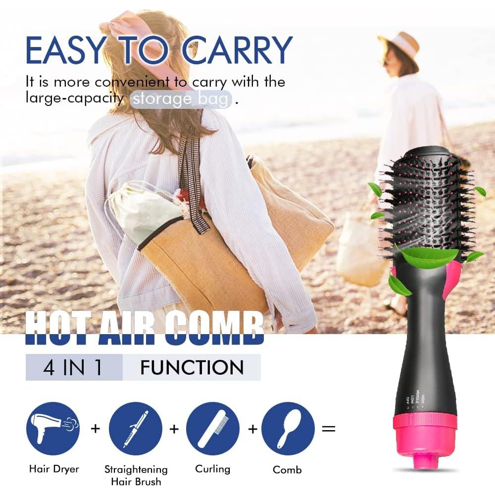 Cepillo Secador de Cabello HUBAKO 4 en 1 Iónico 31.75cm