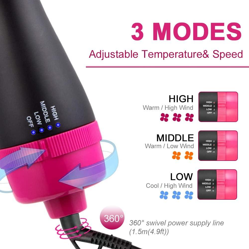 Cepillo Secador de Cabello HUBAKO 4 en 1 Iónico 31.75cm