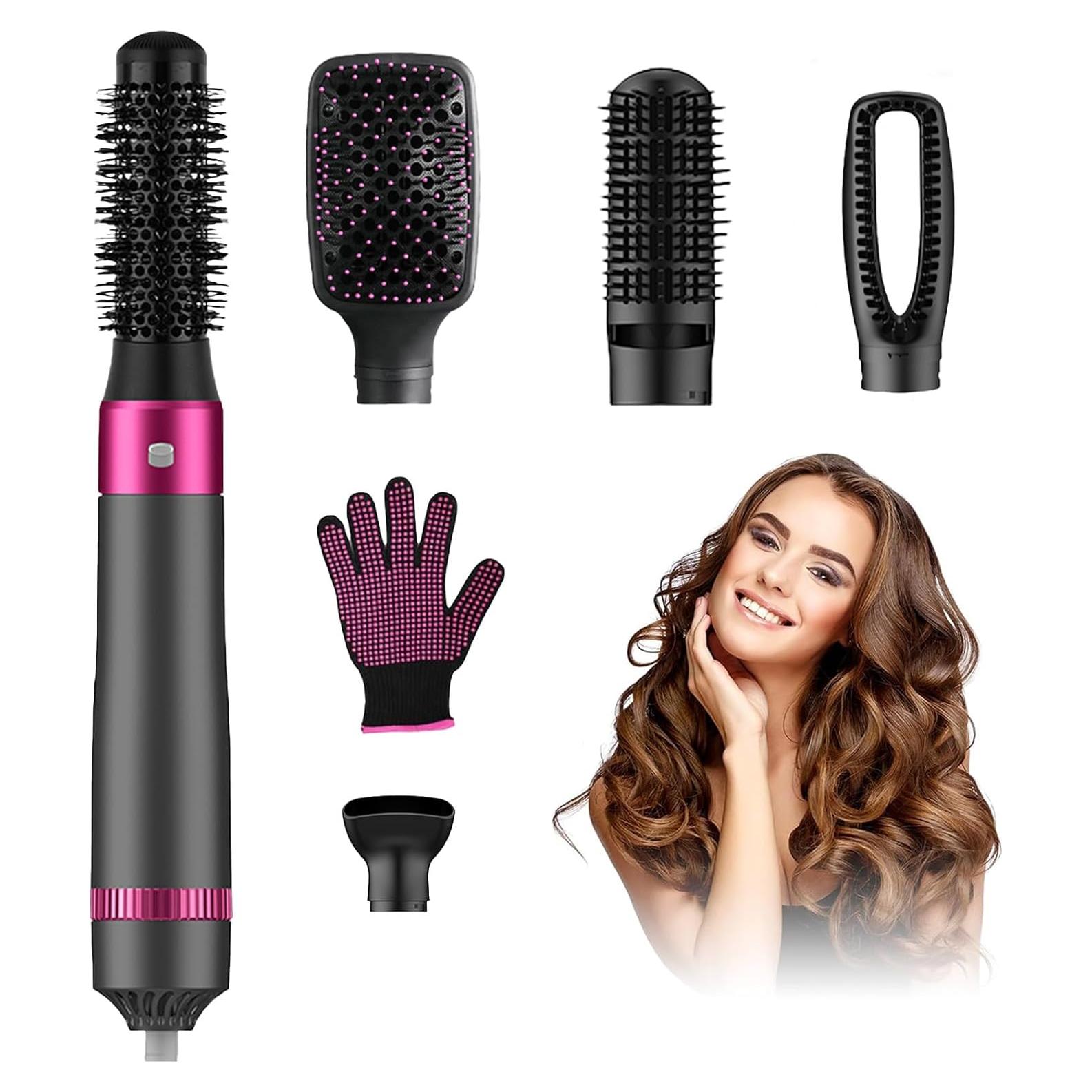 Cepillo Secador 5 en 1 Alledge XD-2501 con Tecnología Iónica