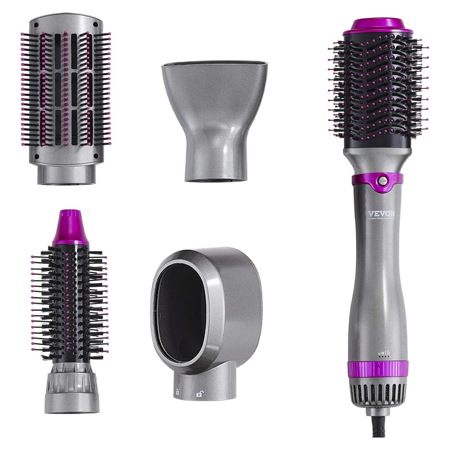 Cepillo Secador y Estilizador VEVOR 5-en-1 con 3 Cabezas
