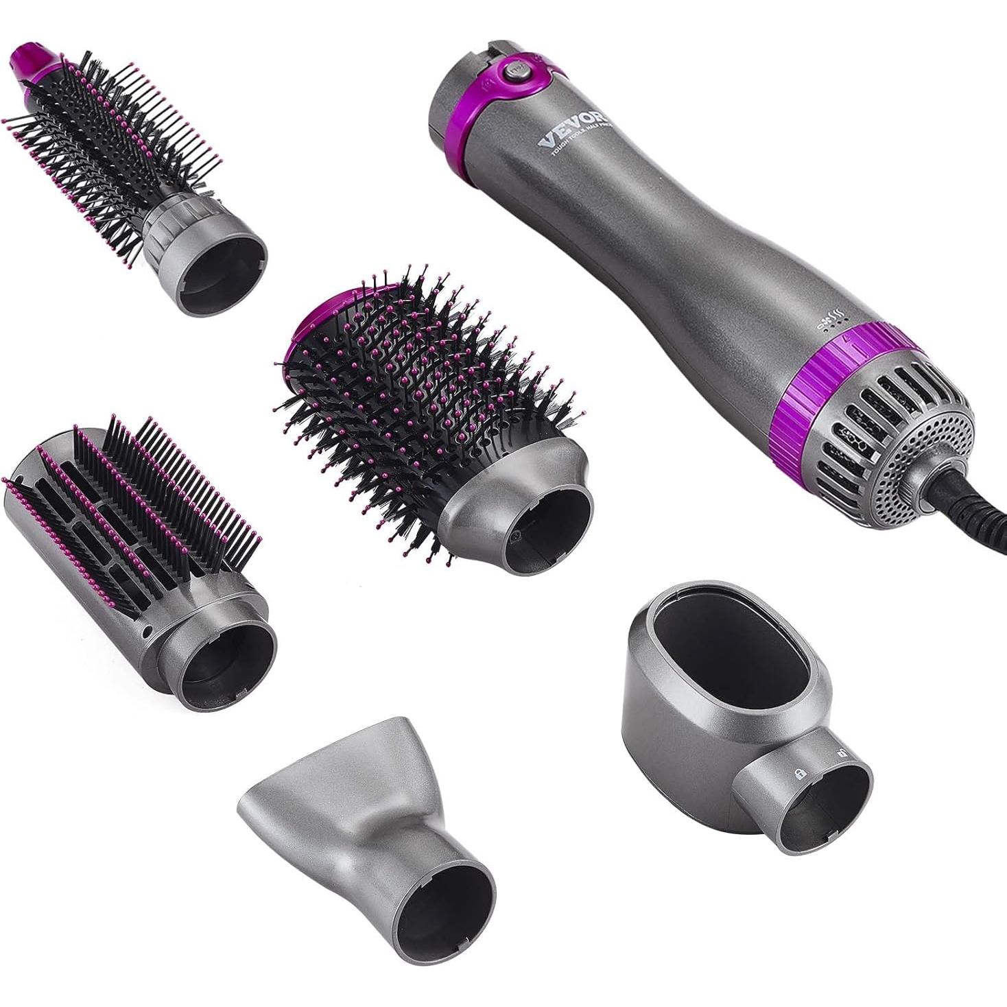 Cepillo Secador y Estilizador VEVOR 5-en-1 con 3 Cabezas