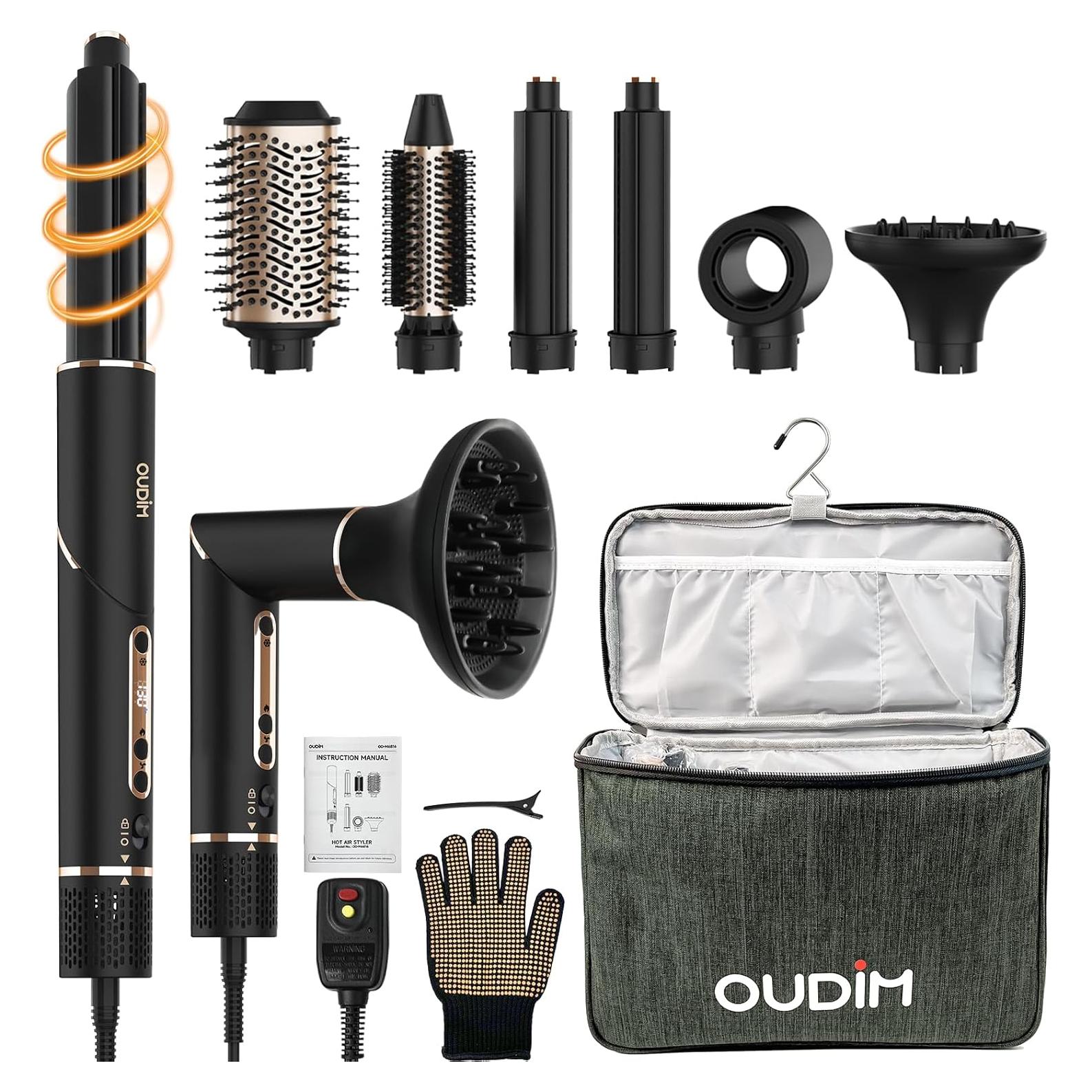 Cepillo de Aire Caliente Oudim 6 en 1 con Iones Negativos