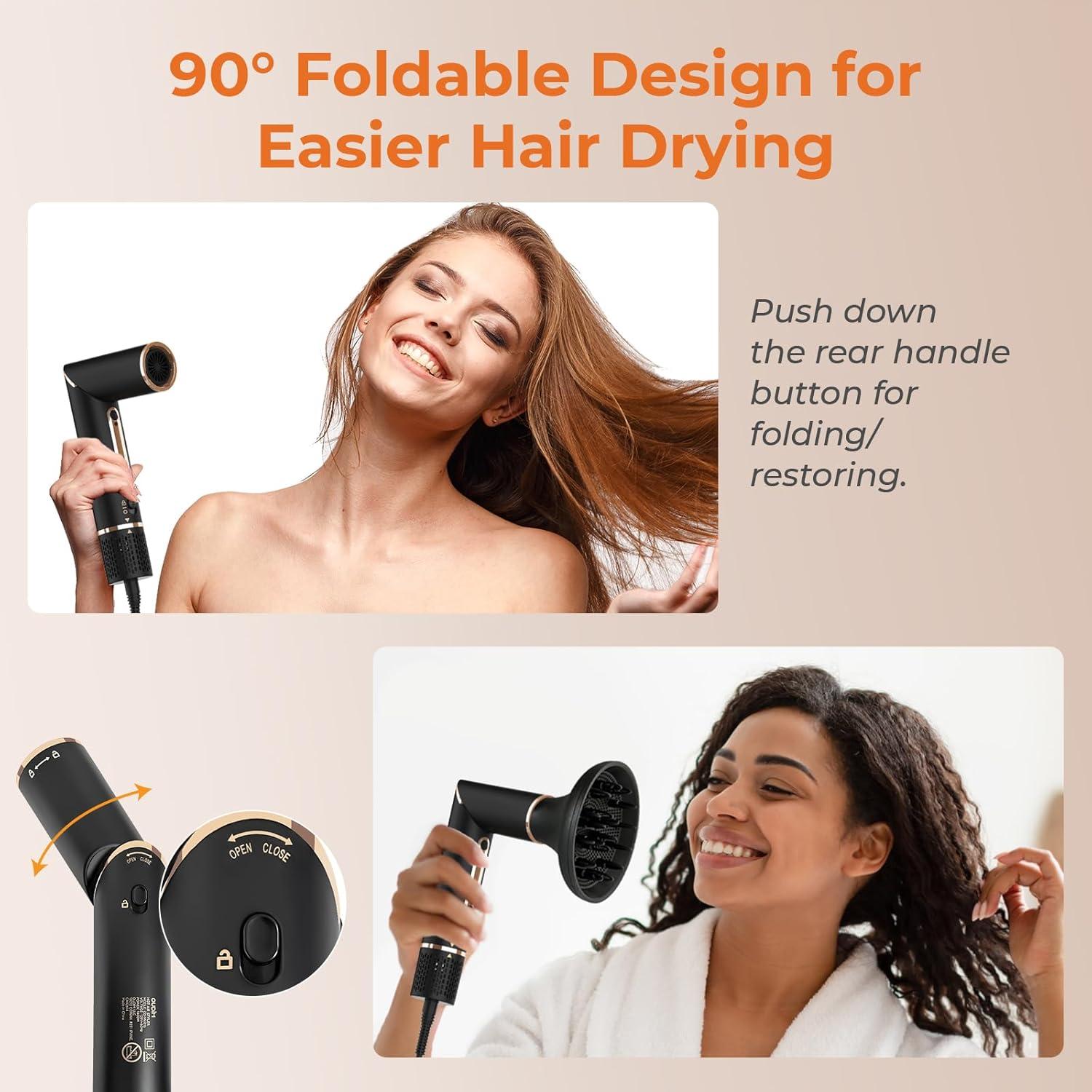 Cepillo de Aire Caliente Oudim 6 en 1 con Iones Negativos