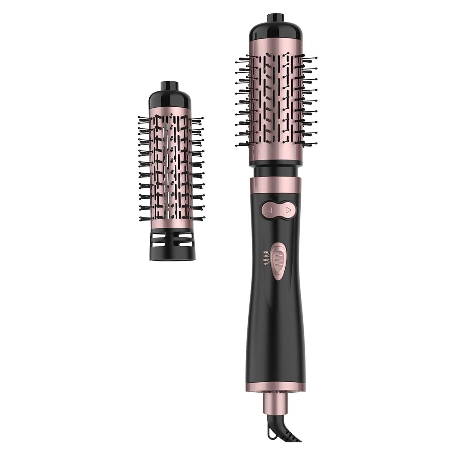 Cepillo Secador de Cabello Rotatorio ANWA 4 en 1 Negro