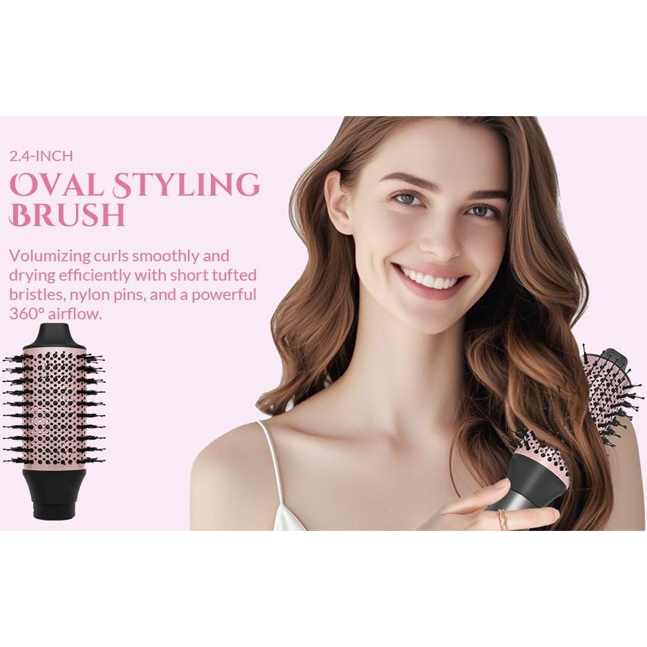 Set de Cepillo Secador de Cabello Yueli 5 en 1 con Iones Negativos