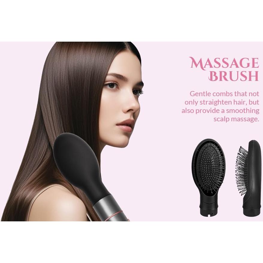 Set de Cepillo Secador de Cabello Yueli 5 en 1 con Iones Negativos