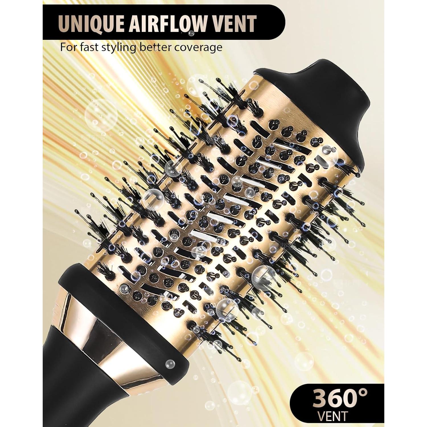 Cepillo Secador 4-en-1 BEITMISS 1200W Ovalado Iónico