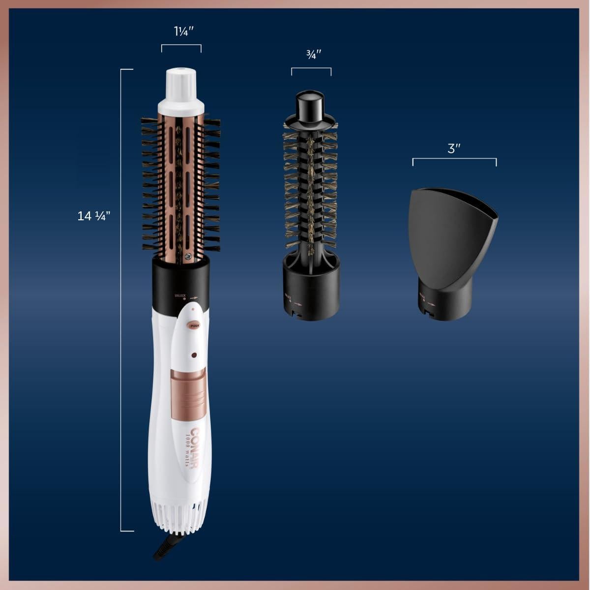 Cepillo de Aire Caliente Conair 3 en 1 1000W Cerámica