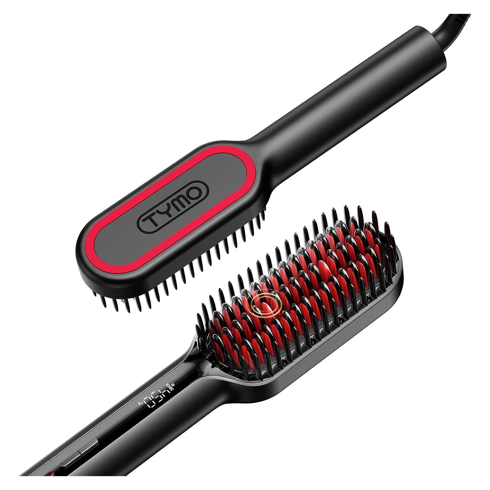 Cepillo Alisador TYMO Compacto Iónico 260g Negro