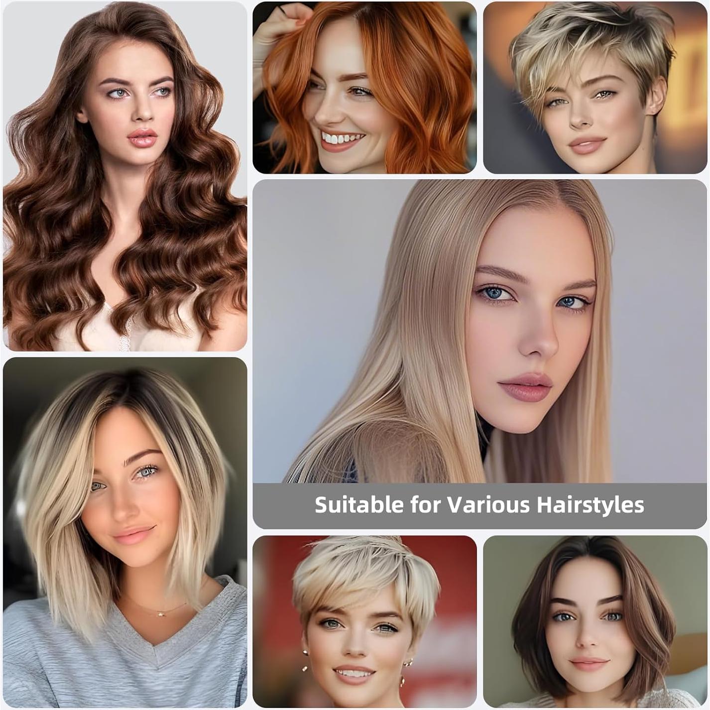 Cepillo Rizador Inalámbrico CARESKY Negro 1.5" USB-C 200M Iones