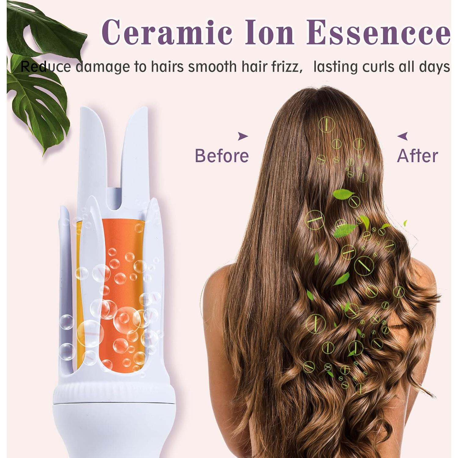 Rizador de Cabello Automático PrettyFirst 3 Niveles Temperatura