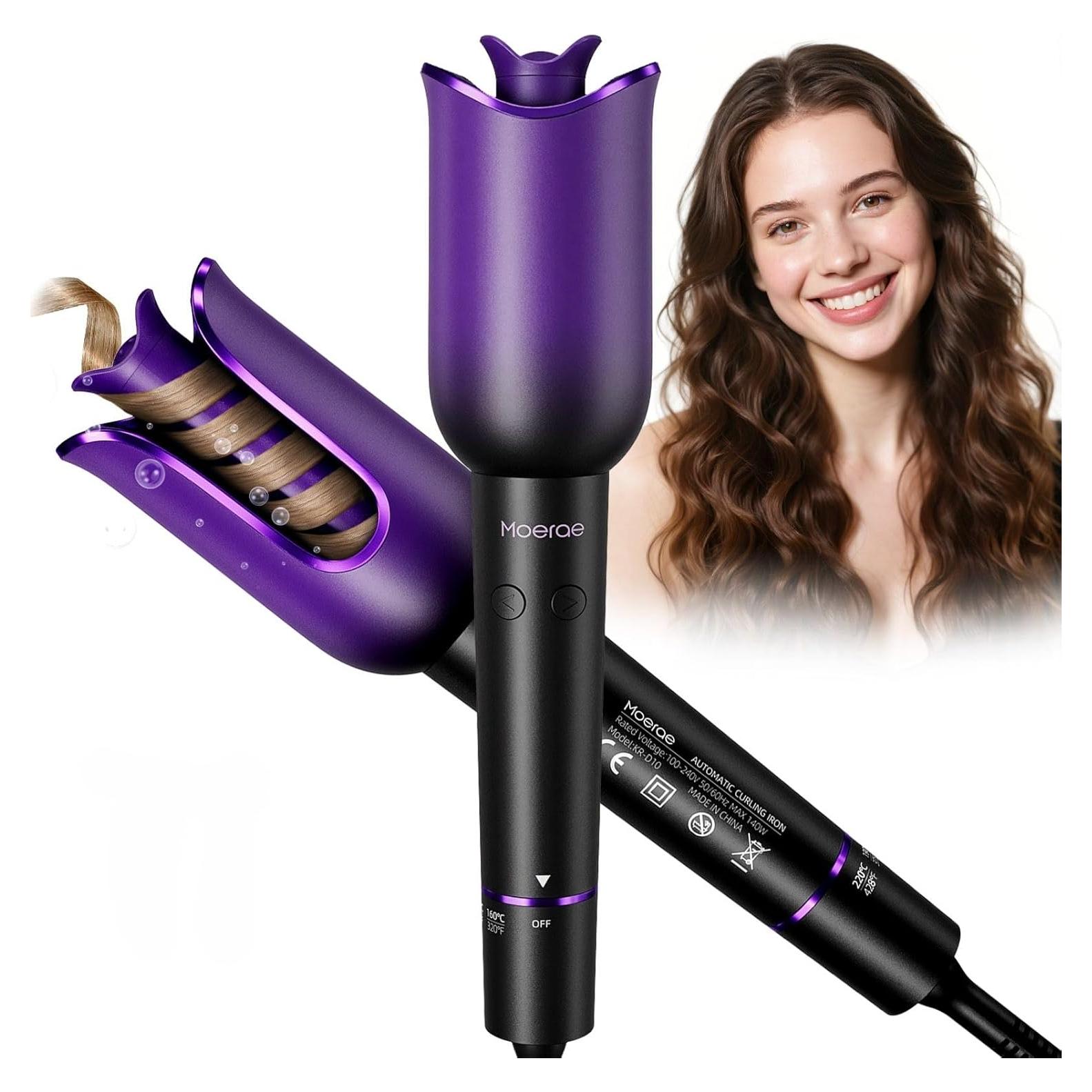 Rizador Automático Moerae 1" (2.54 cm) 3 Temperaturas Antienredos