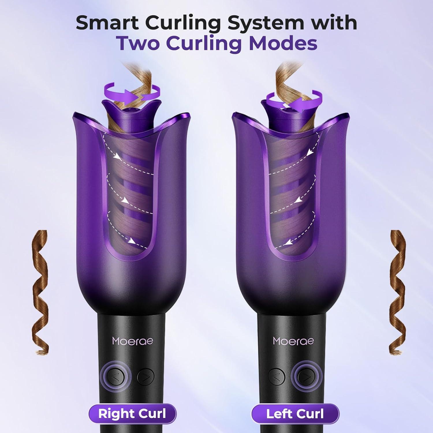 Rizador Automático Moerae 1" (2.54 cm) 3 Temperaturas Antienredos