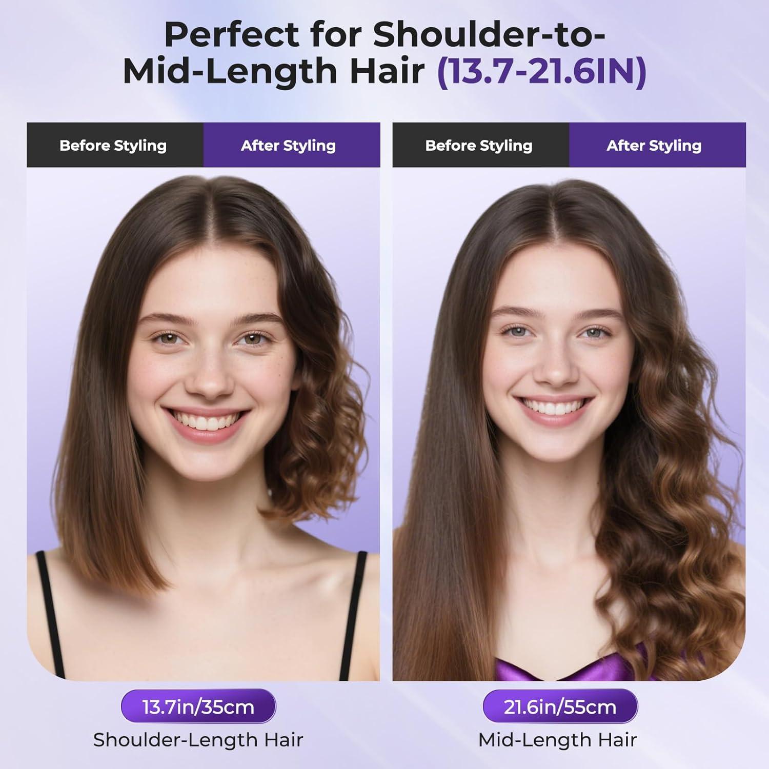 Rizador Automático Moerae 1" (2.54 cm) 3 Temperaturas Antienredos