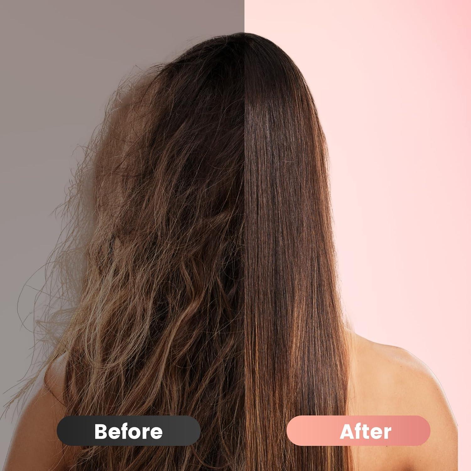 Plancha de Pelo y Rizador 2 en 1 PRITECH Rosa, Titanio, 120-232°C