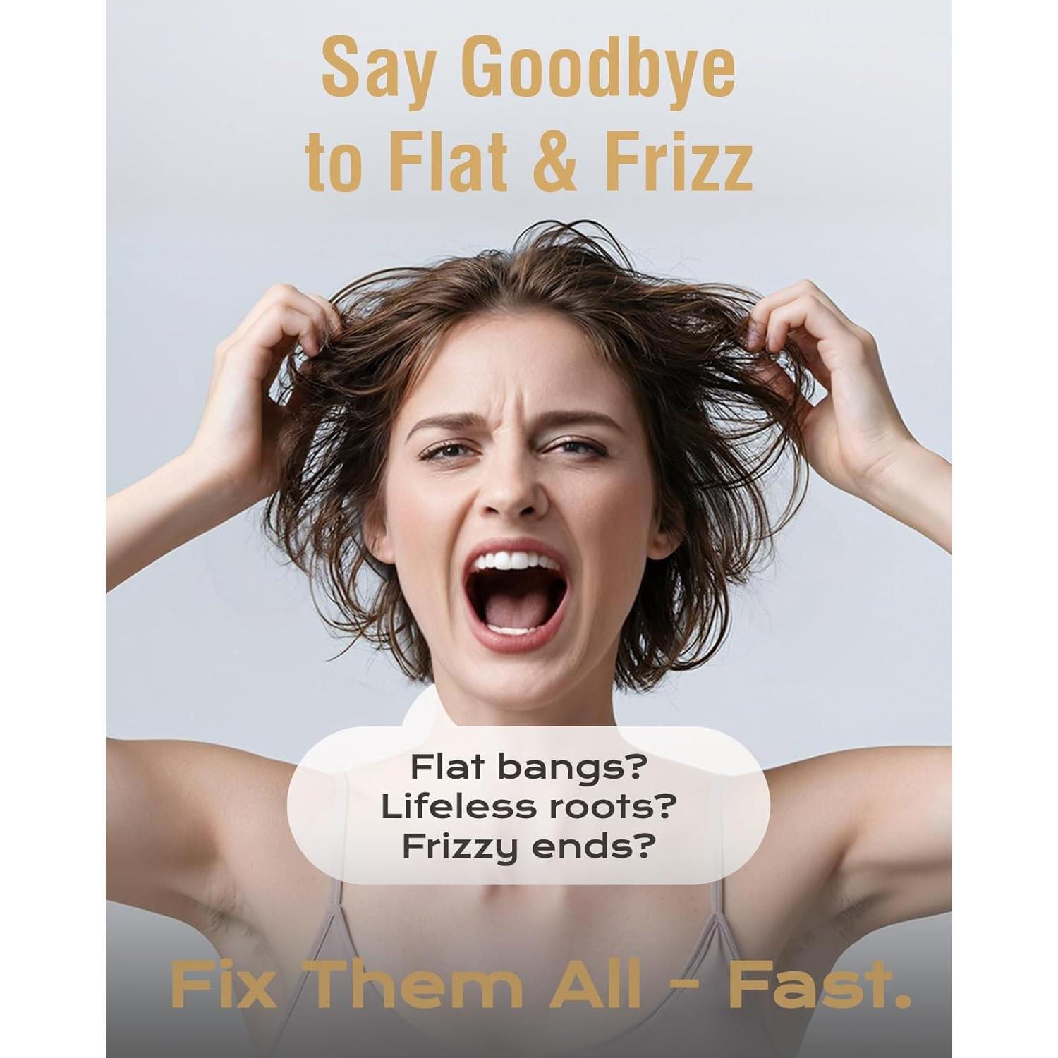 Plancha de Rizar Compacta FURIDEN Lite 1" Doble Voltaje 450°F