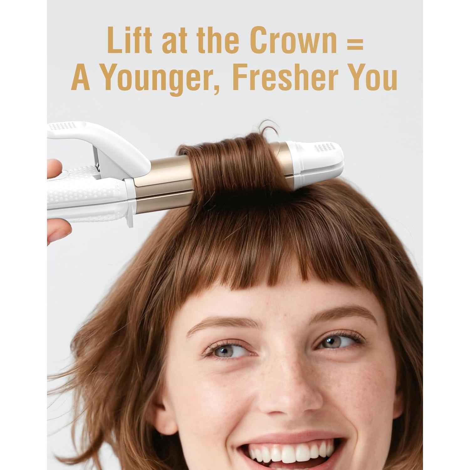 Plancha de Rizar Compacta FURIDEN Lite 1" Doble Voltaje 450°F