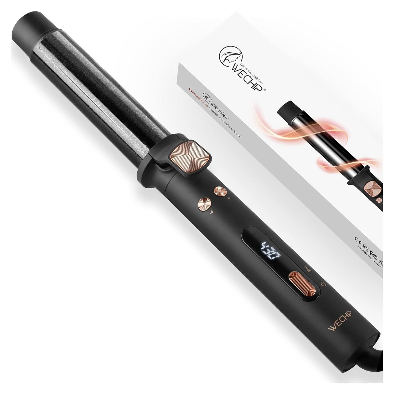 Plancha de Rizar Automática WeChip 1.25" Cerámica 221°C