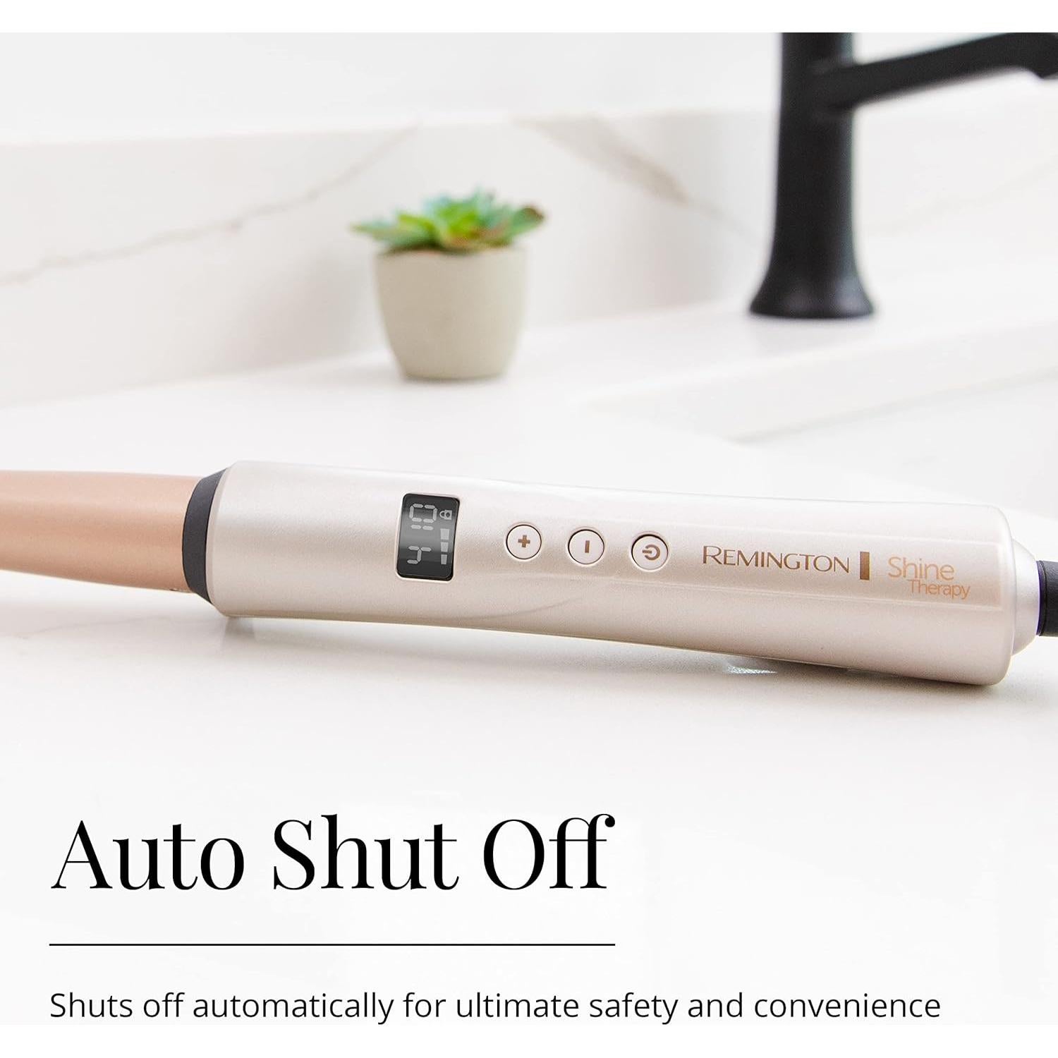 Varita de Rizado Cónica Remington Shine Therapy 1/2 - 1"