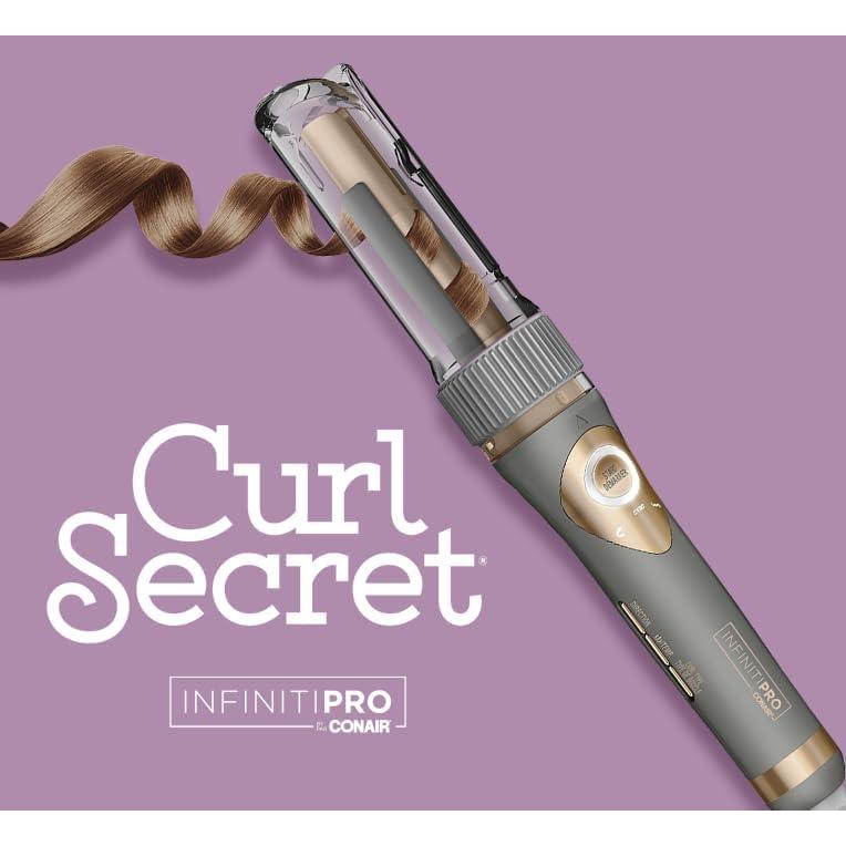 Rizador Automático Conair Curl Secret Cerámico 0.64" Gris