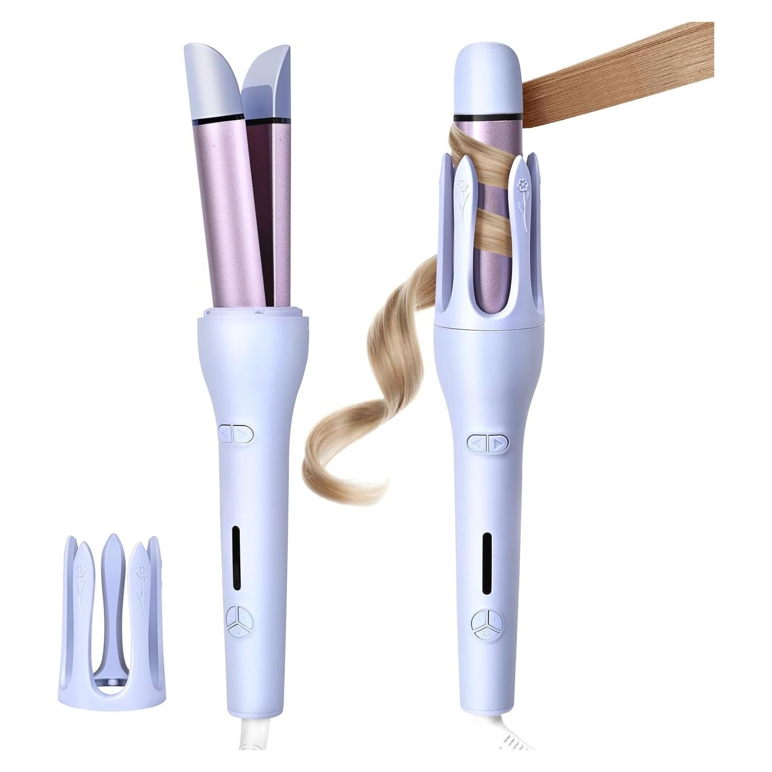 Plancha de Rizar y Alisar 2-en-1 GREEN BREATH 32mm Púrpura