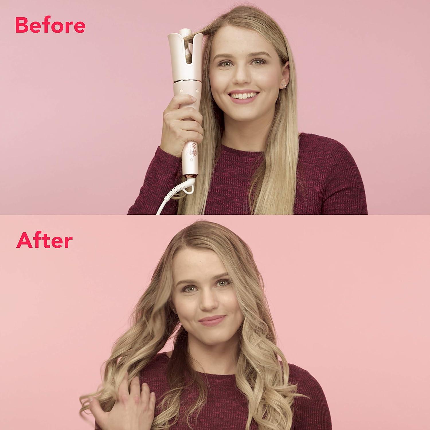 Rizador Automático de Cabello Lena - Plancha Iónica Negra