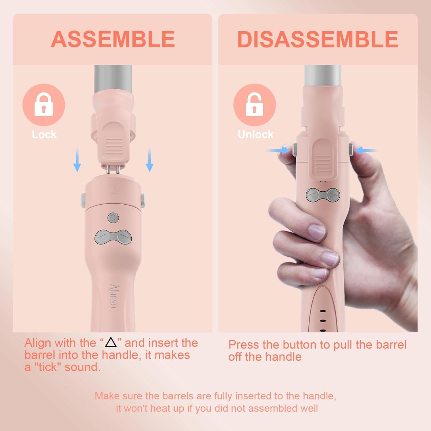Plancha de Rizar Automática Afanso 3 en 1, 150-210°C