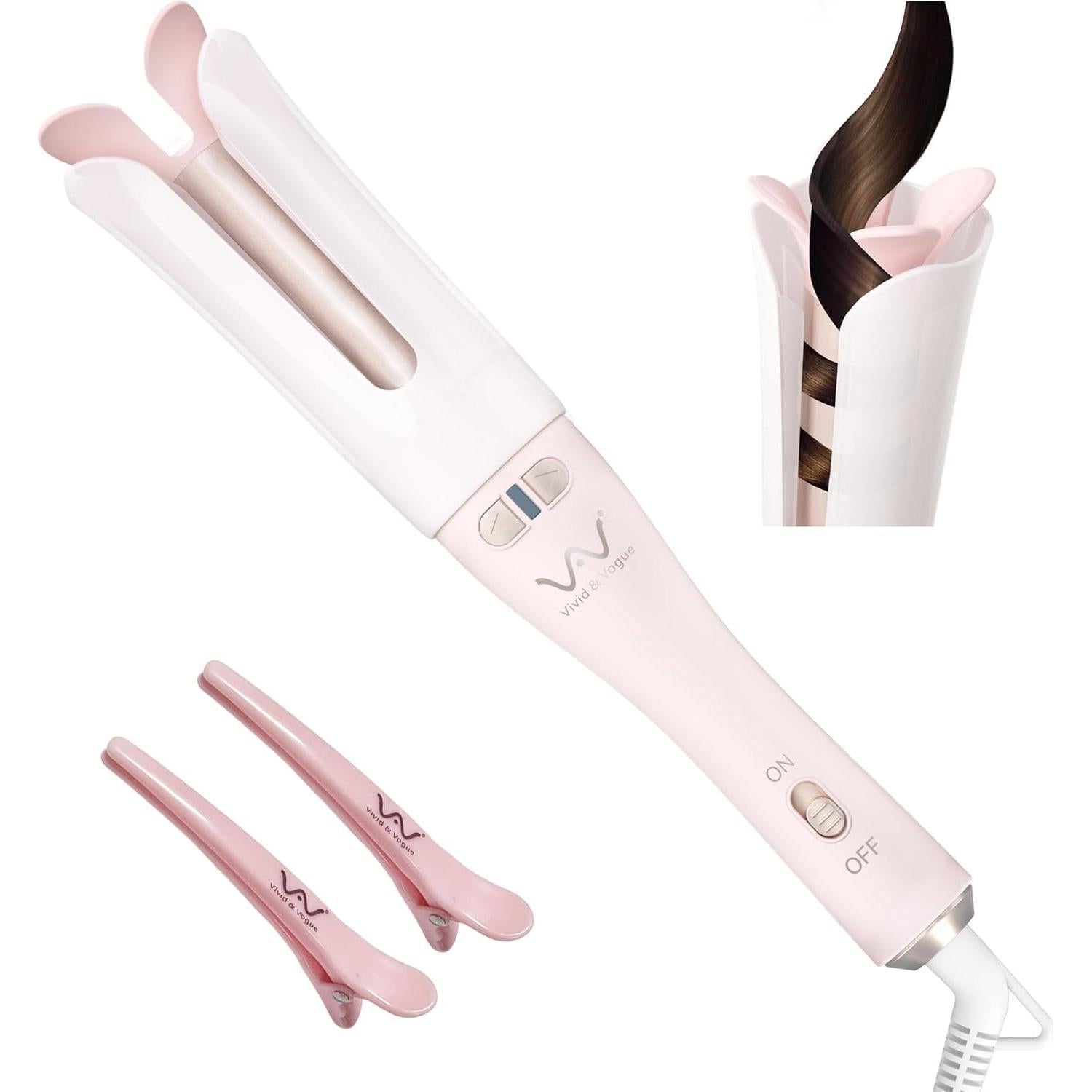 Plancha de Rizar Automática VAV 1.25" (3.18 cm) para Cabello Largo