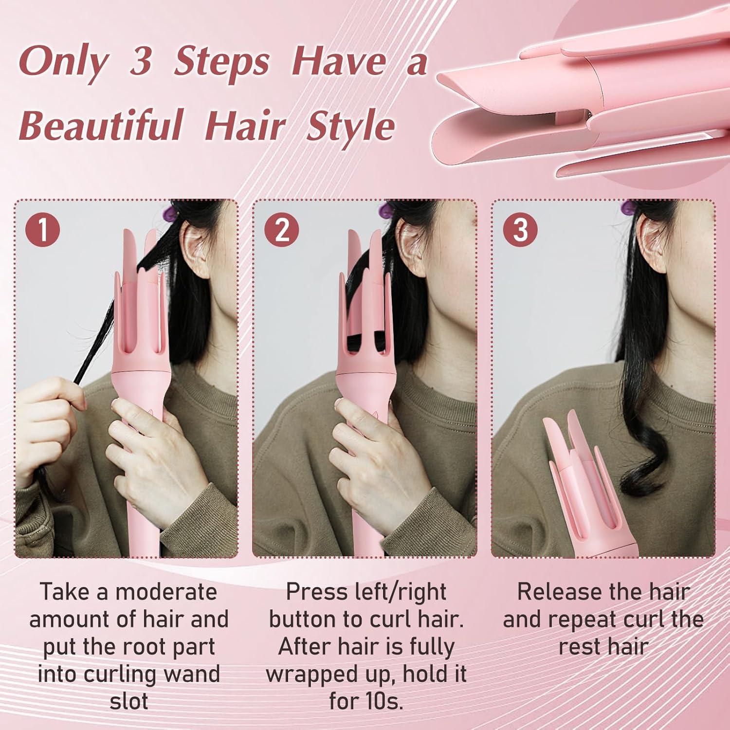 Rizador Automático Mannice 32mm Cerámica 3 Temperaturas