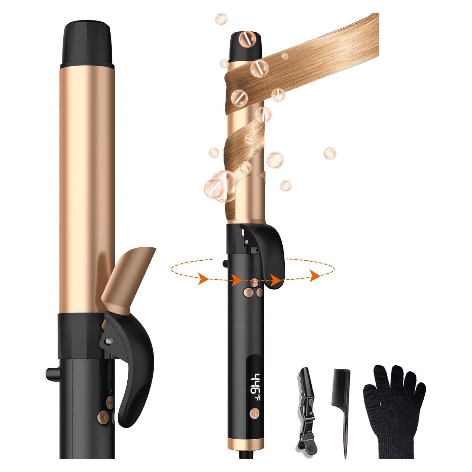 Plancha de Rizar Automática Yitrust 1.25" 5 Temperaturas Doble Voltaje