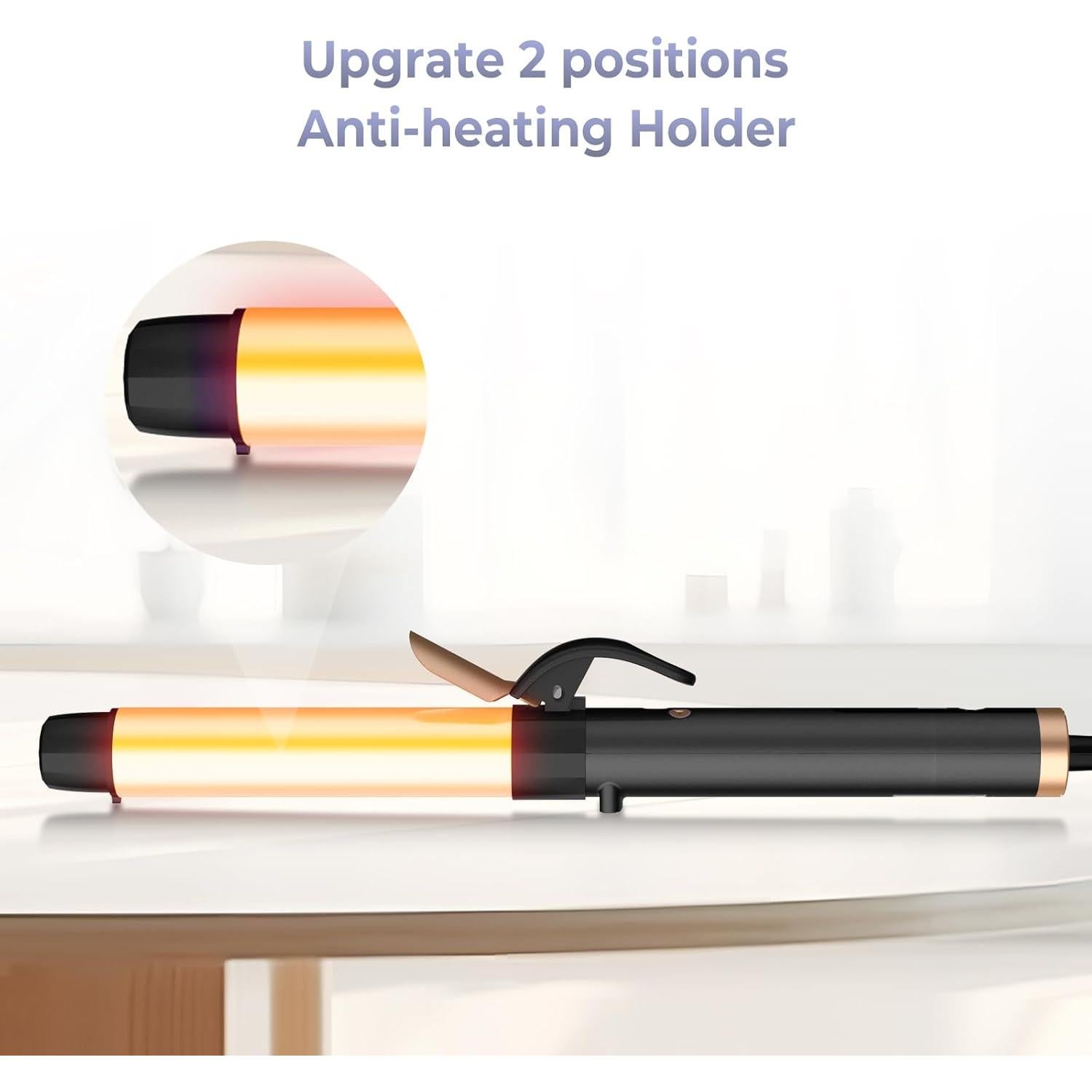 Plancha de Rizar Automática Yitrust 1.25" 5 Temperaturas Doble Voltaje