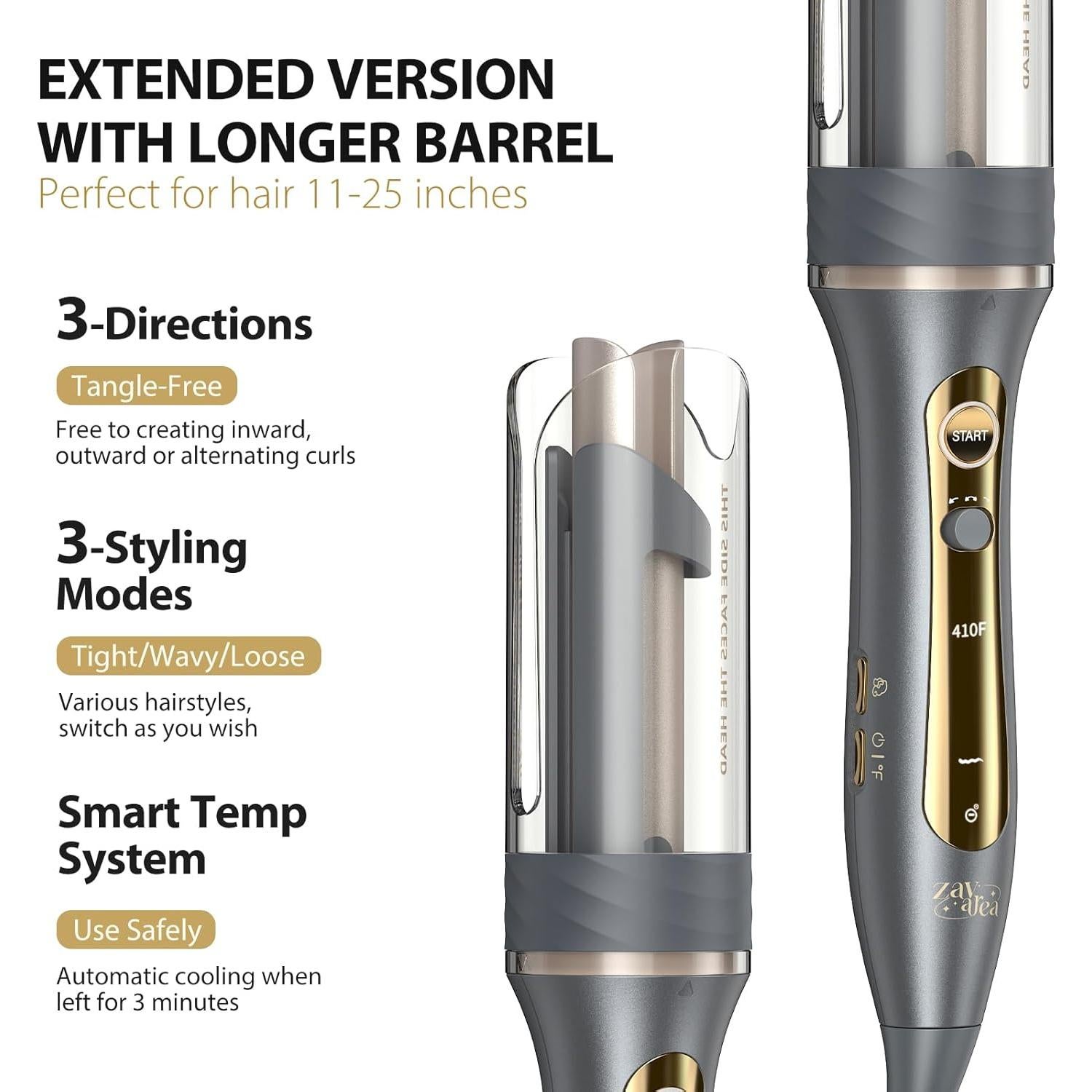 Rizador Automático Zavarea YJ-950 1 Pulgada 5 Temperaturas