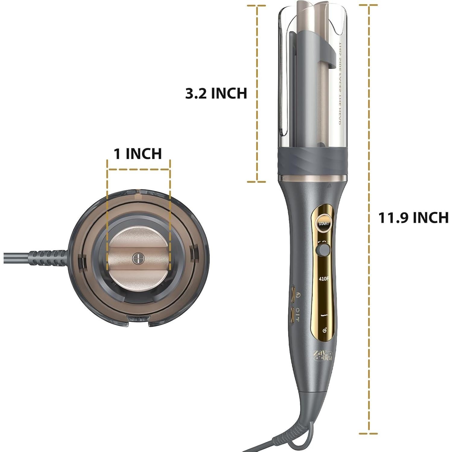 Rizador Automático Zavarea YJ-950 1 Pulgada 5 Temperaturas