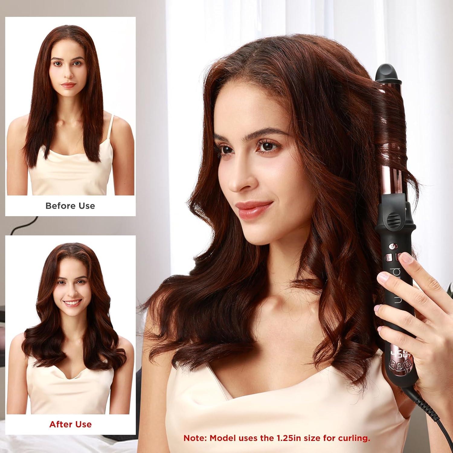 Plancha de Rizar Automática Prizm 32mm con Pantalla LCD