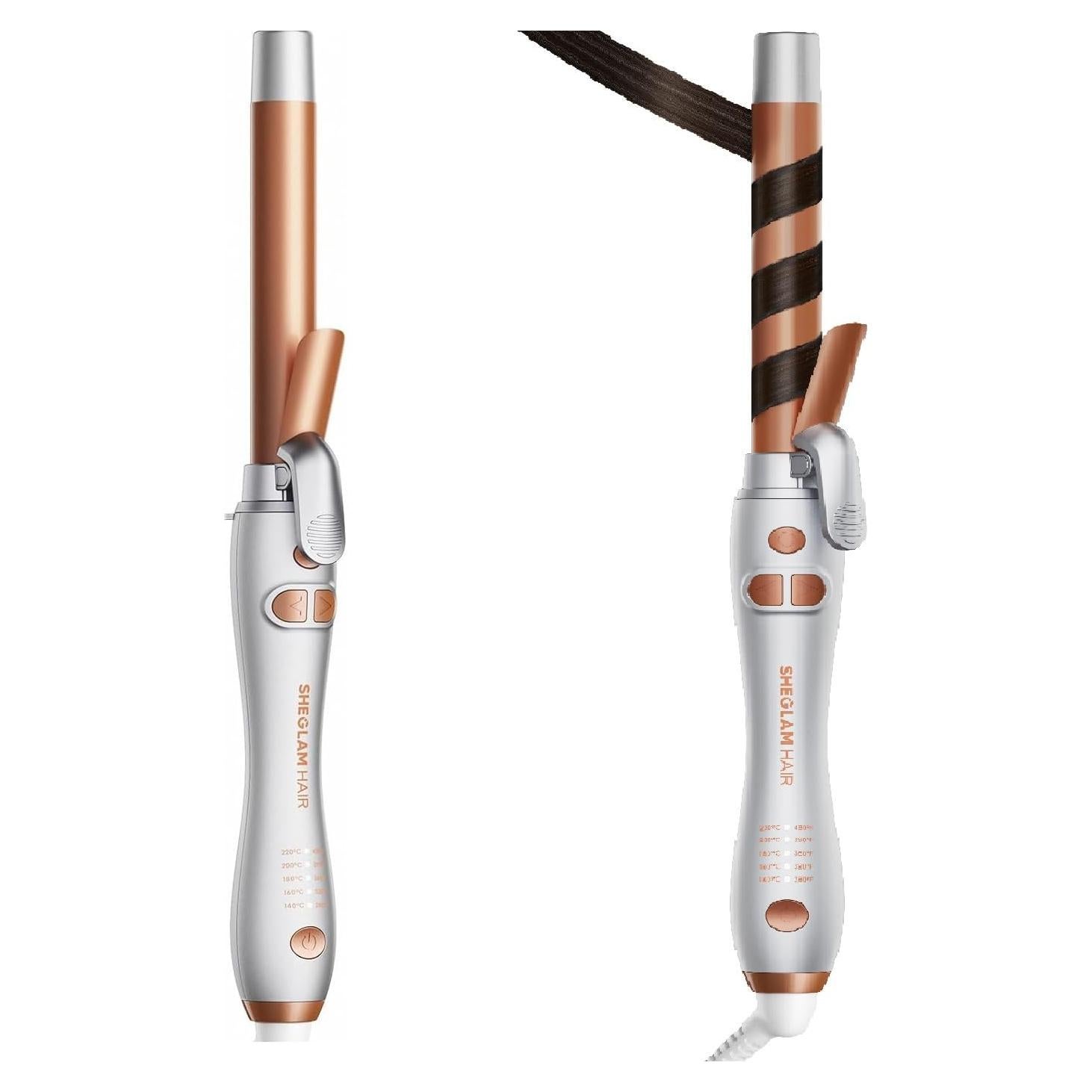 Plancha de Rizar Automática SHEGLAM 1" Extra Larga 221°C