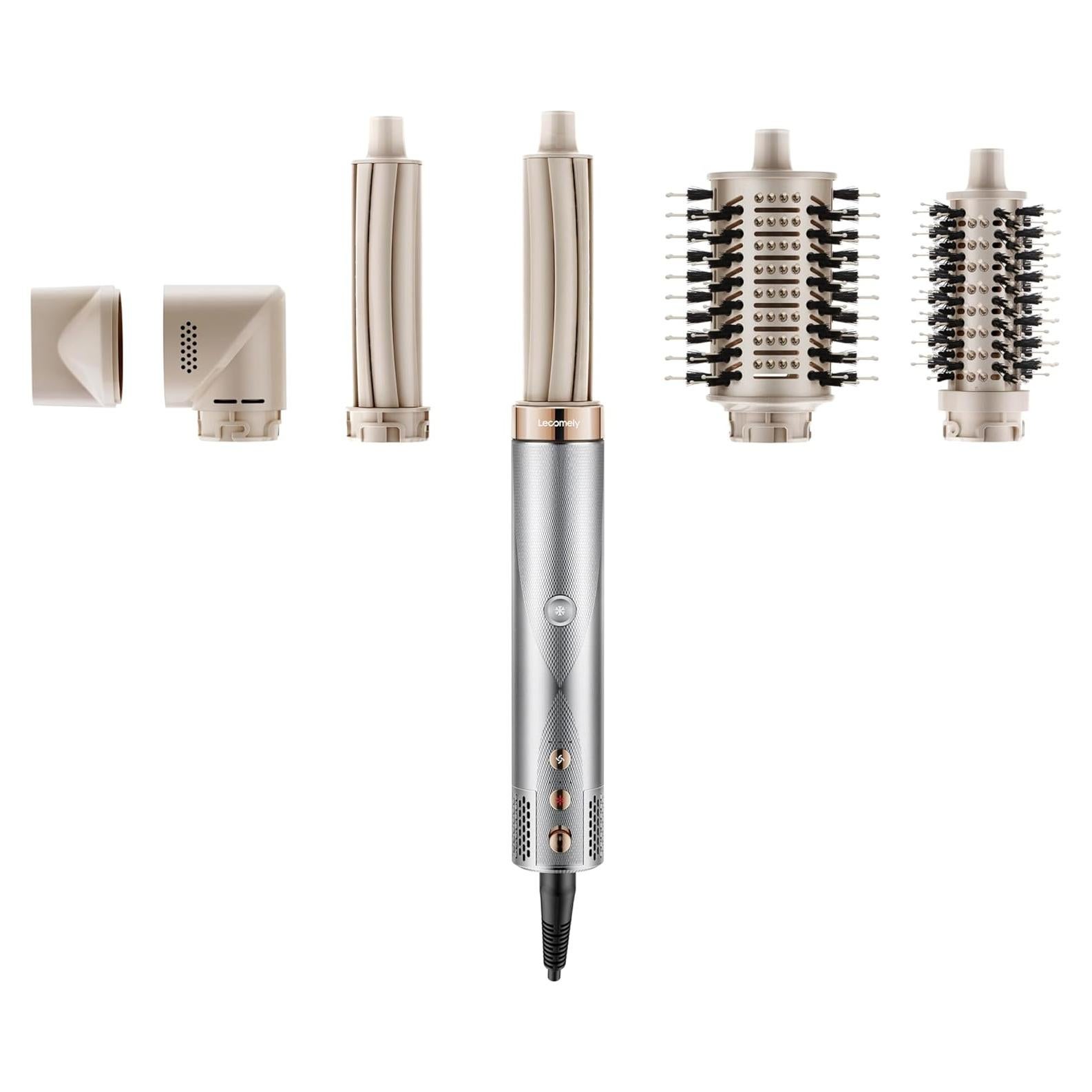 Estilizador de Cabello 5 en 1 Lecomely A3 - Rizado, Secado y Alisado