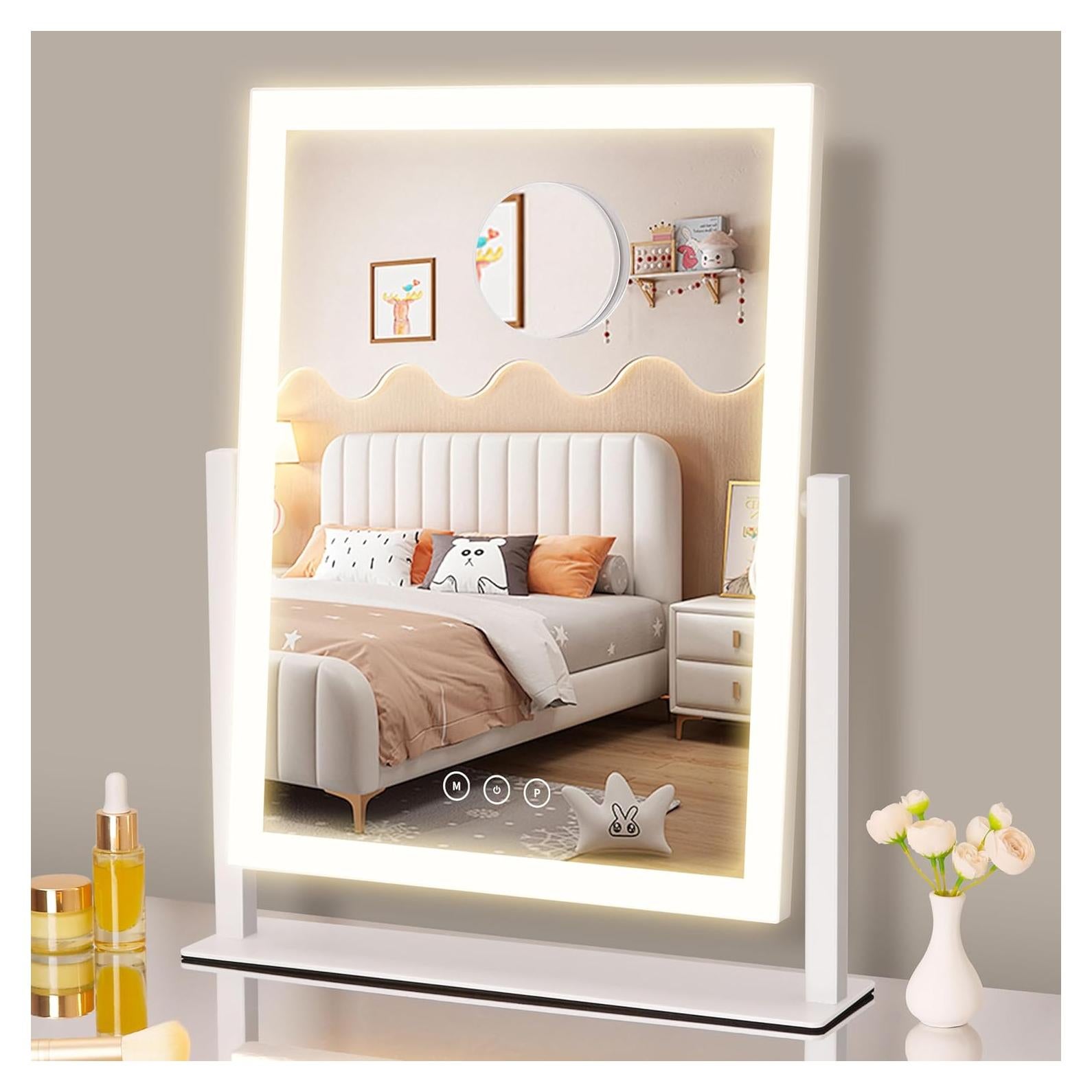 Espejo de Maquillaje Iluminado Kotdning 37.1x22.4cm 5X