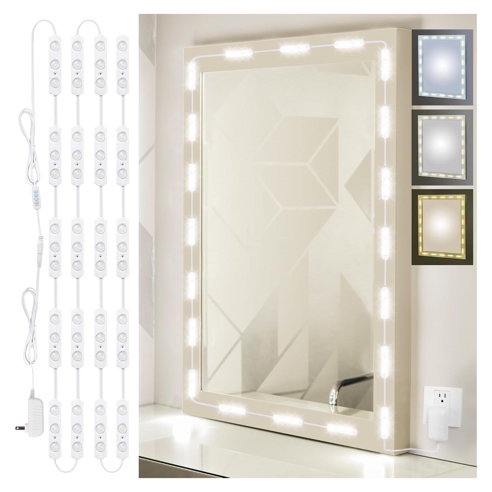 Luces de Espejo LED LPHUMEX 20 Piezas 3 Modos Ajustables