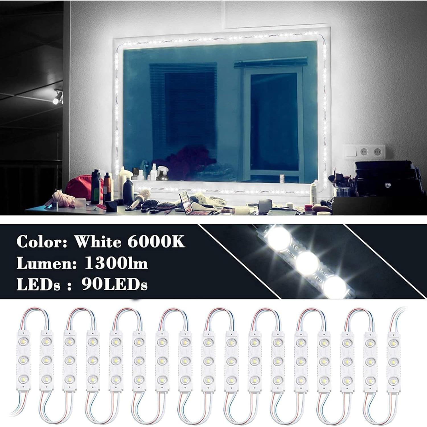 Luces de Espejo Vanity LED Kintion 4m con Control Remoto