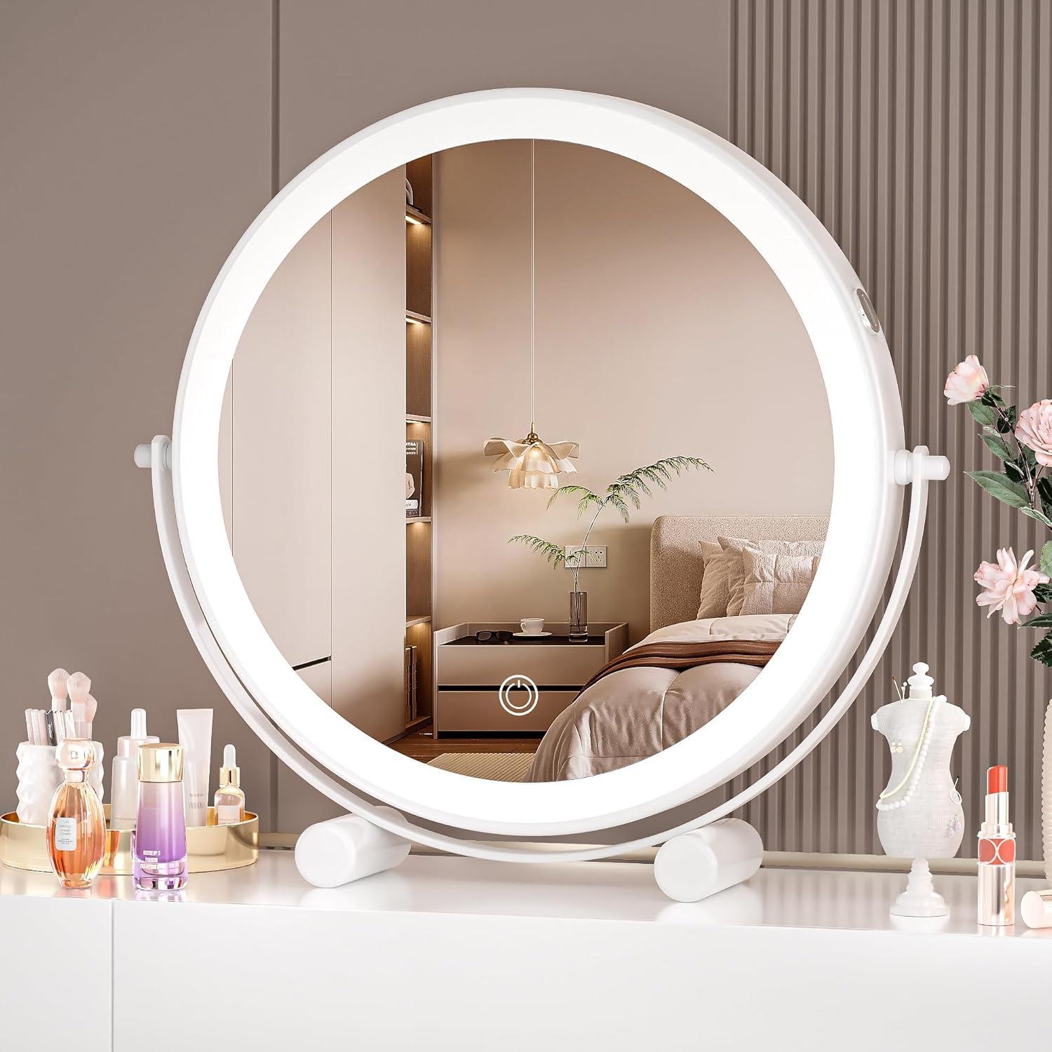 Espejo de Maquillaje Iluminado Hasipu 25 cm 7X Magnificación