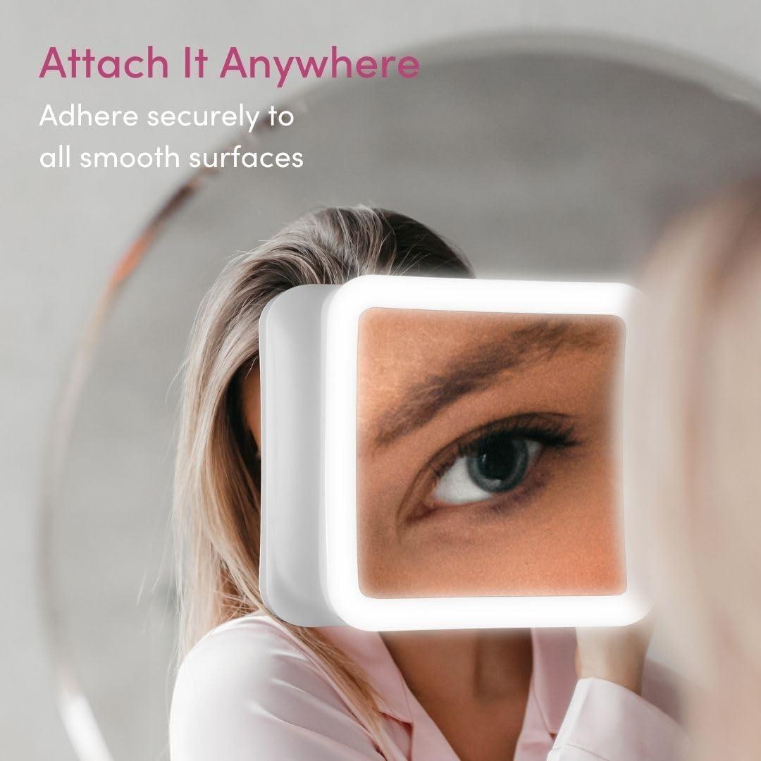 Espejo de Maquillaje Aumentado Fancii 20x LED Recargable 17.78 cm