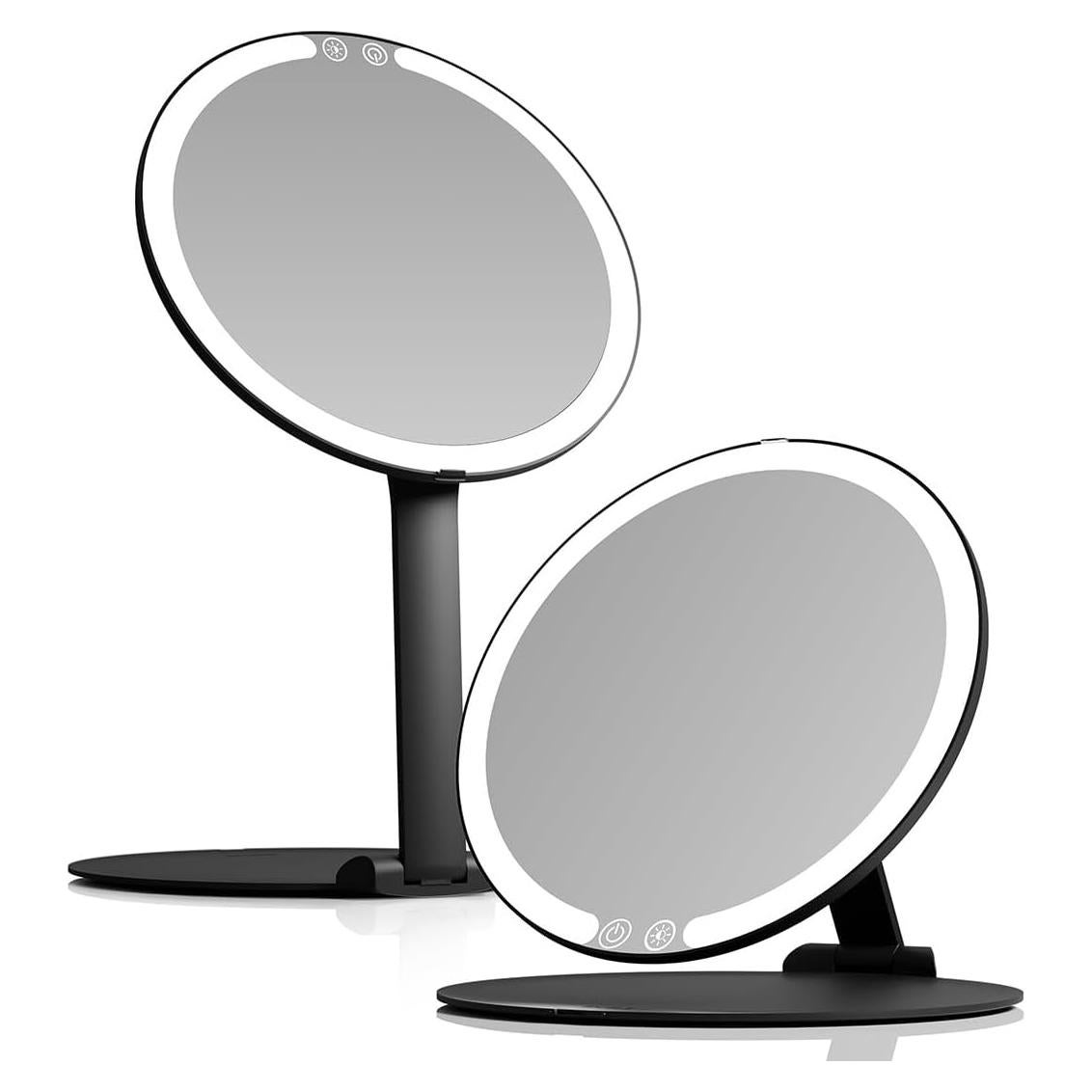 Espejo de Maquillaje Iluminado Fancii Abigail 21.3cm Plegable