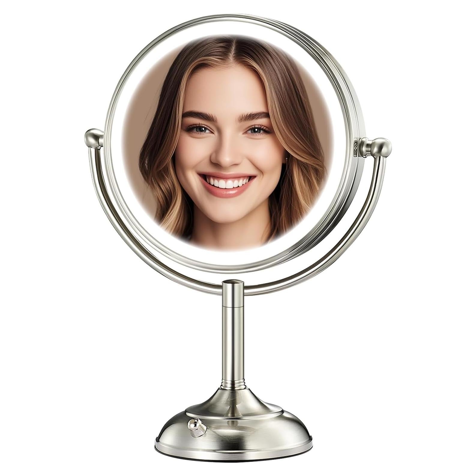 Espejo de Maquillaje Iluminado VESAUR 9" 5000mAh 1X/10X/20X